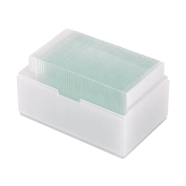 Lame de microscop cu colț rotunjit, 26 × 76 × 1,2 mm