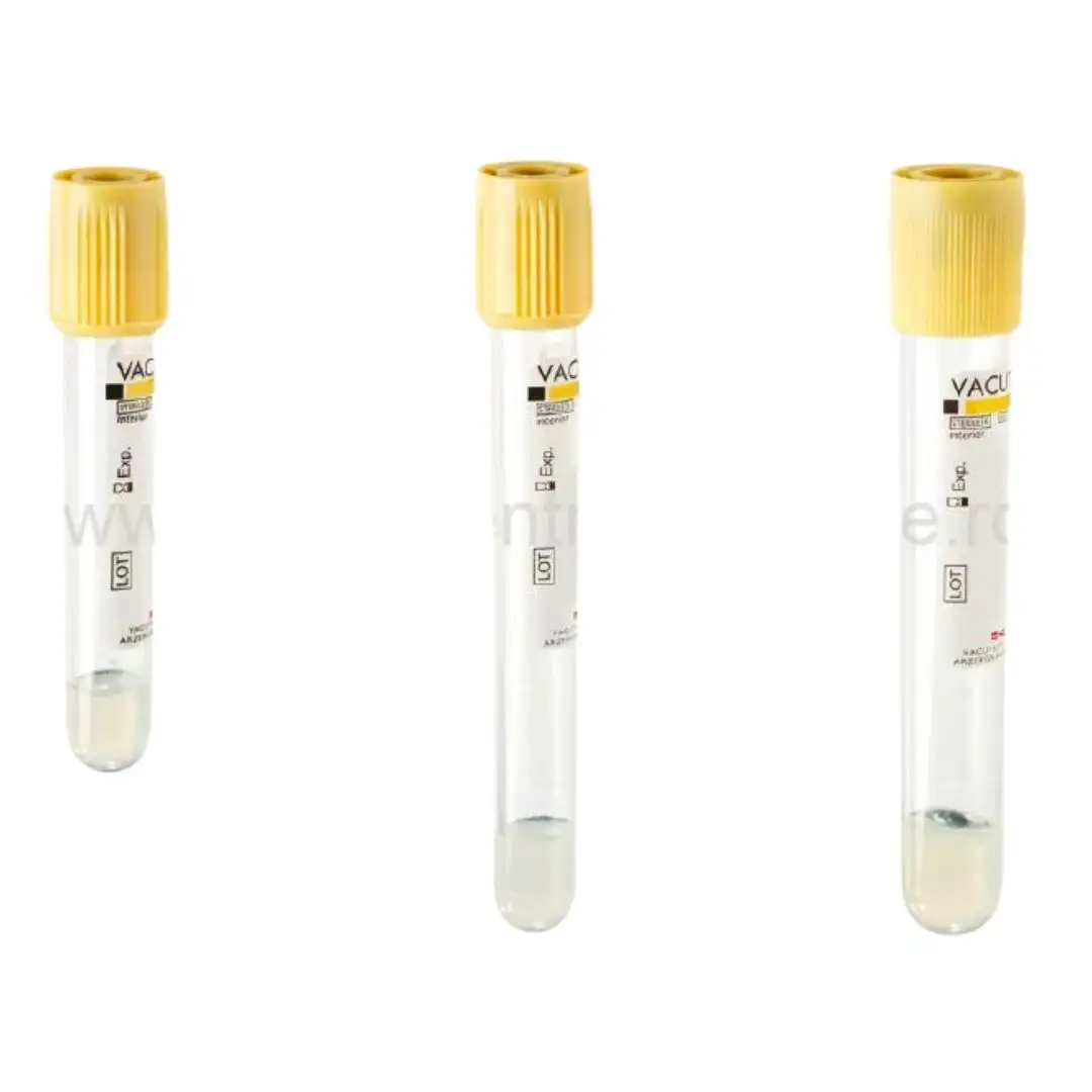 eprubeta tip vacutest galbena