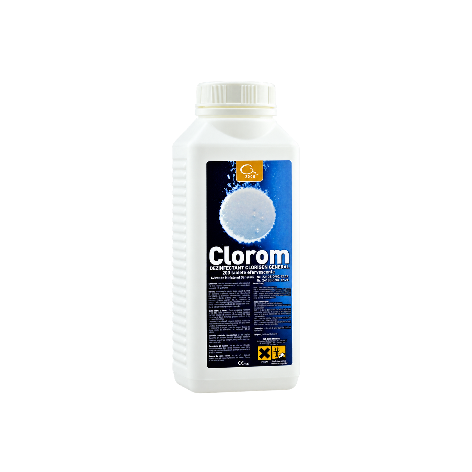 Dezinfectant pentru suprafete, CLOROM, 200Tb