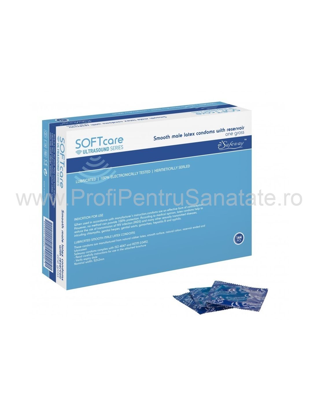 Prezervative lubrifiante pentru sondă ecograf SoftCare