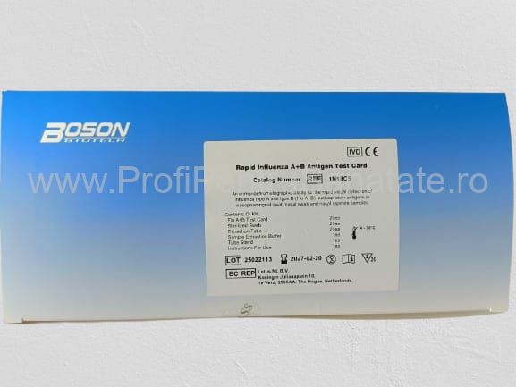 BOSON-Teste rapide gripa Influentza A & B(20 teste/kit)