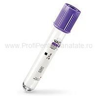 13501 - Eprubete tip Vacutest Kima-hematologie K2 EDTA(vol.1ml; 13x75mm)