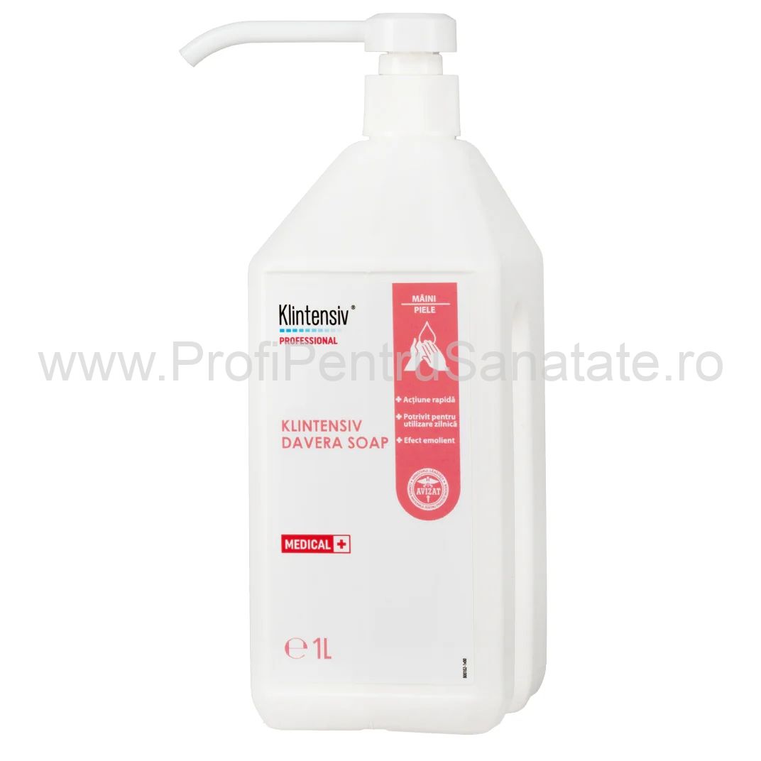 Sapun lichid antimicrobian Davera Soap, Klintensiv, 1L