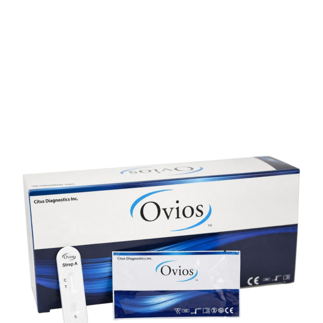 BIOTEST (OVIOS) -Teste rapide Streptococ de grup A (20 teste/Kit)