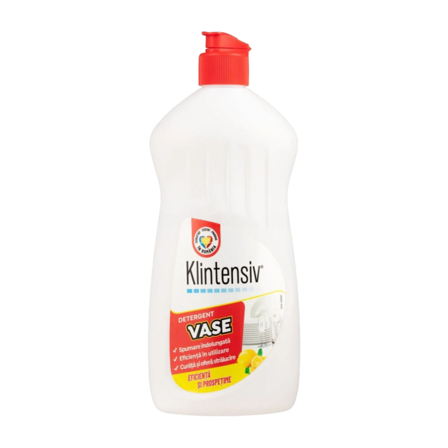 Detergent lichid pentru vase, Klintensiv, 500 ml