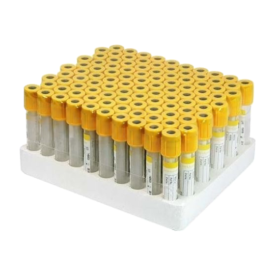 10174 - Eprubeta tip Vacutest Kima-biochimie cu clot activator și gel separator (Vol. 3.5ml; 13x100 mm)-capac galben