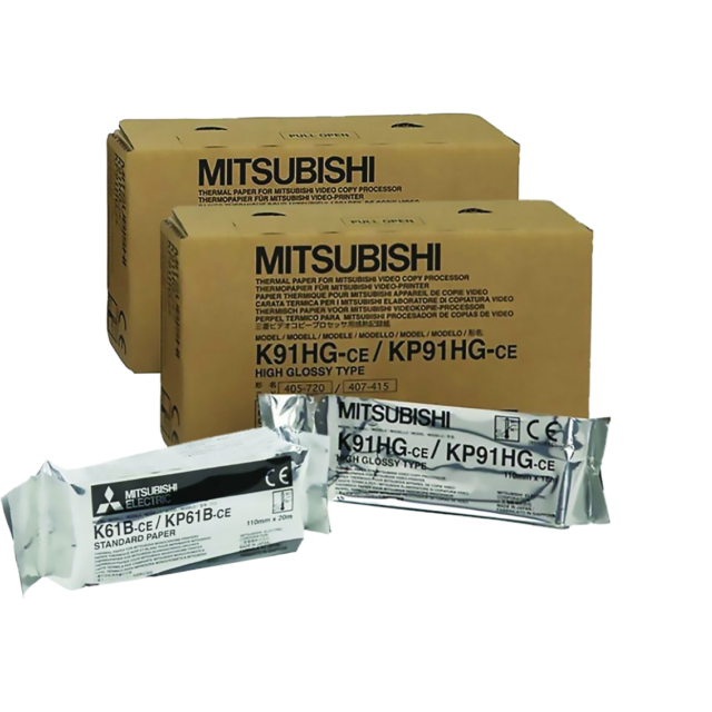 Hârtie video printer Mitsubishi K61 (110mm X 20m) - Standard