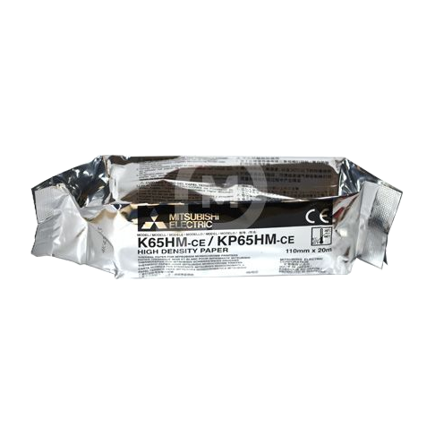Hârtie video printer Mitsubishi K65 HM (110mm X 20m) - Standard