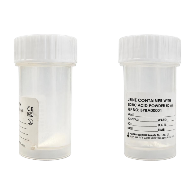Recipient colectare urina cu Acid Boric- 50ml