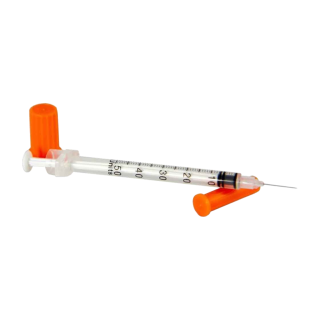 Seringa 0.5 ml cu ac 30G x 5/16"(0.3 x 8 mm) cu ac incastrat