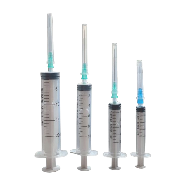 Seringă 2 ml cu ac 23G Luer Slip