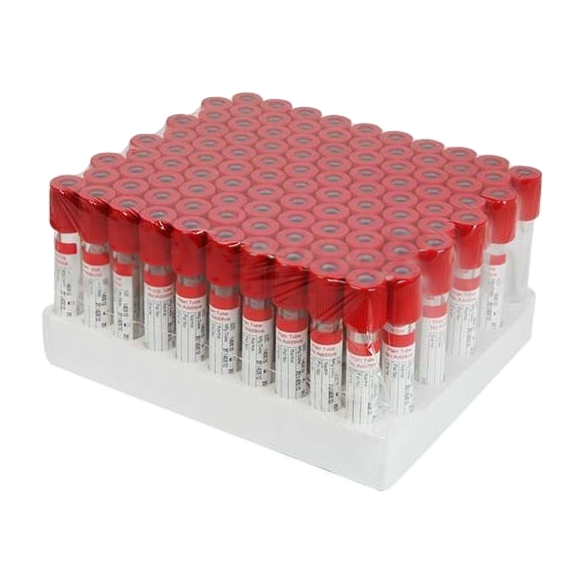 Tuburi recoltare Biochimie cu clot activator 4 ml -capac rosu