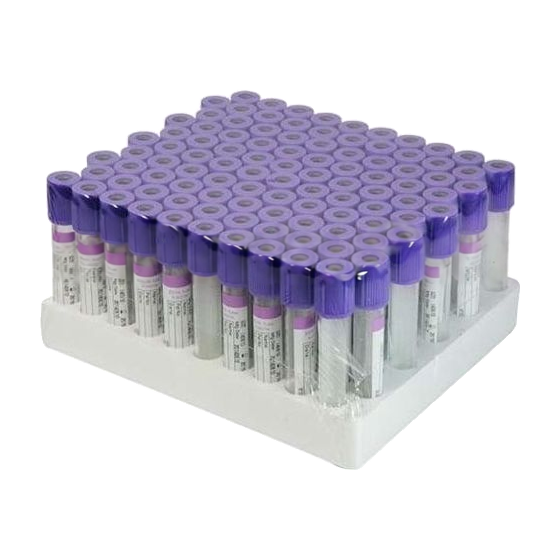 Tuburi recoltare Hematologie K3 EDTA 2ml-capac mov